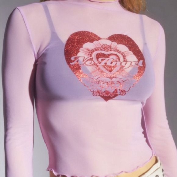 UO Teagan No Angel Mesh Tee - Picture 5 of 5